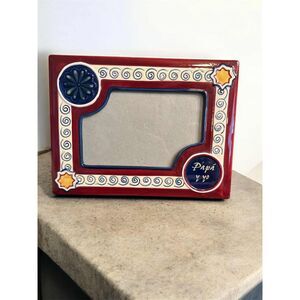Mexican Ceramic Picture Frame Papa' y yo